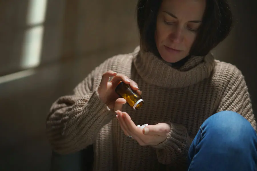 woman with Opioid Addiction