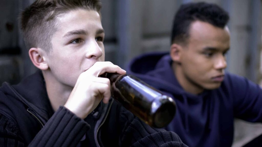 two young men struggling with alcoholism in alabama