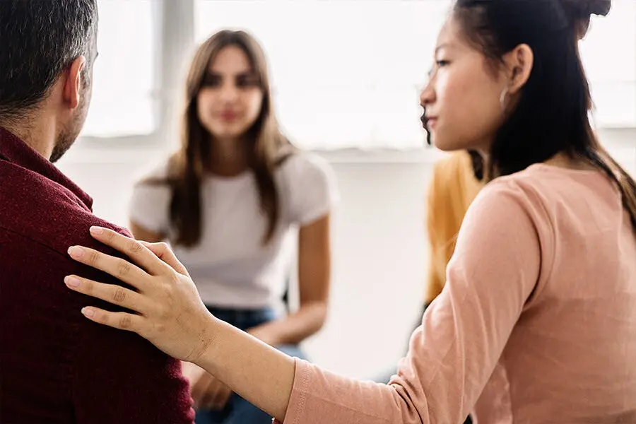 group therapy discussing what is wet brain